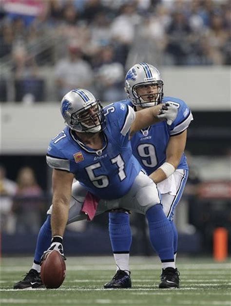 Only time will tell if the product on the field also has teeth. Detroit Lions offensive linemen Jeff Backus, Dominic ...