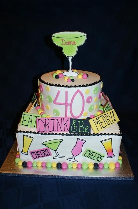 Birthday Cake Ideas For Adults Women 40th Birthday Cake For Women