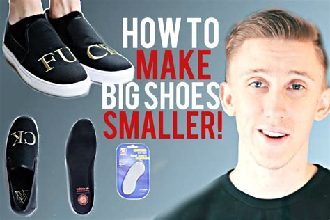Try shrinking the shoes with water. How To Make Big Shoes Fit Smaller! | Shoes too big, How to ...