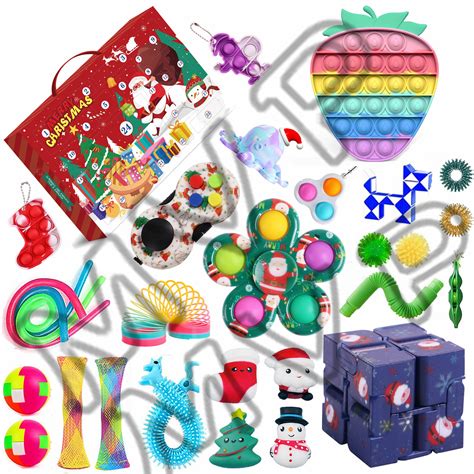 Coutexyi Fidget Advent Calendars 2021 Toy For Kidpop On It Advent
