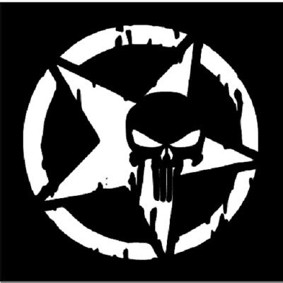 .reusable stencils for painting in small & large sizes,you can get more details about punisher size:8x8 punisher skull star stencil on reusable 10 mil mylar. DISTRESSED PUNISHER STAR Large Stencil Template Airbrush ...