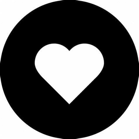 Heart Circle Favorite Love Icon Download On Iconfinder
