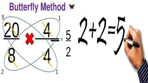 The Butterfly Method Math Tricks To Embarrass Your Teacher Math Tricks Math Your Teacher