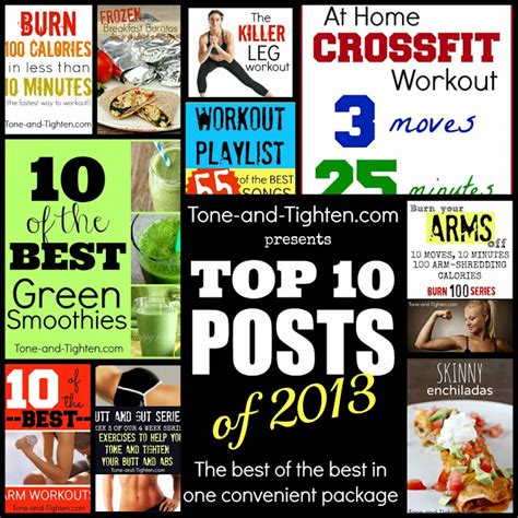 Top 10 Posts Of 2013 Tone And Tighten