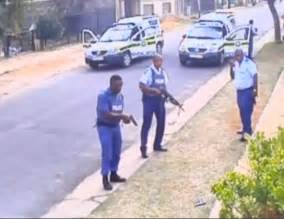 Police Execution Of Armed Robber Is Caught On Camera In South Africa Daily Mail Online
