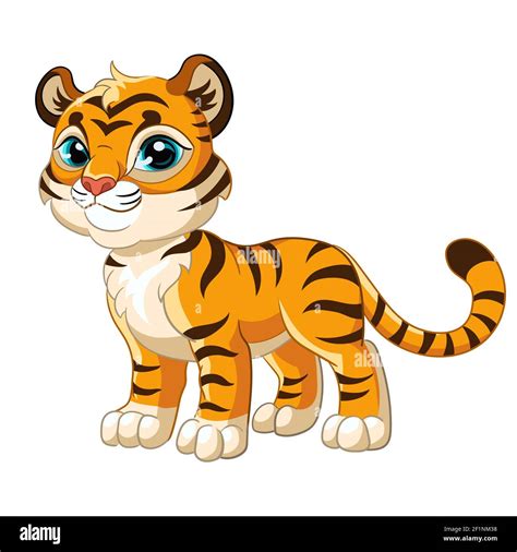Domestic Tiger Stock Vector Images Alamy