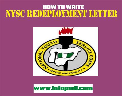 Nysc Redeployment Letter Format 2020 The Easiest Way To Get Your
