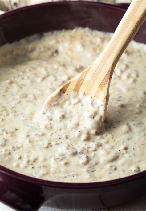 How To Make Sausage Gravy Recipe Video A Spicy Perspective