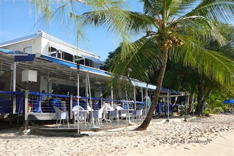 Beach Front Dining At The Lone Star Barbados Vacation Trips Photo