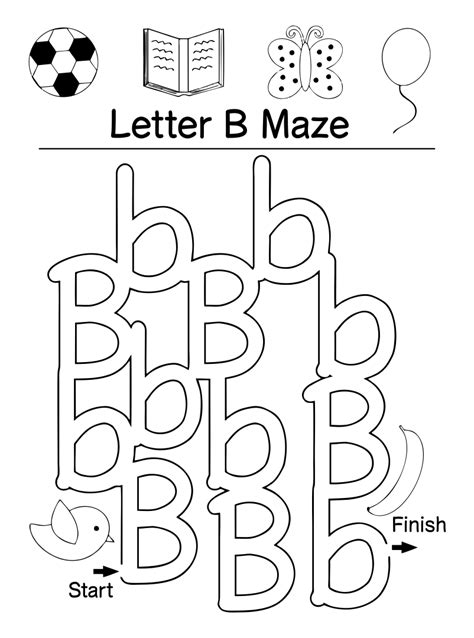 Fun Kids Letter B Worksheets Free Printable Letter B Tracing And