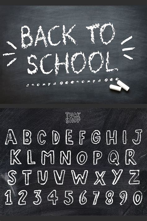 Best Chalkboard Fonts For Your Project Chalkboard Fonts School Fonts