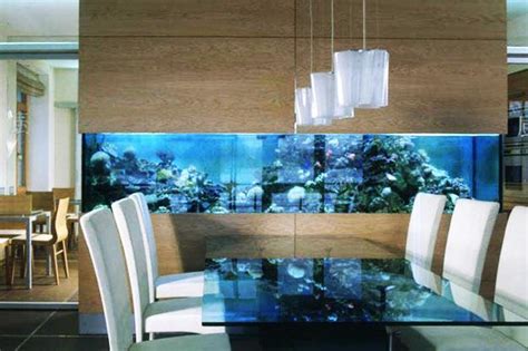 Usually, when we talk about aquariums, we always think of they should small ponds, fountains, waterfalls, planters, and aquariums are all wonderful ideas that make your home's outdoor comfortable and beautiful. 20 of the Coolest Wall Fish Tank Designs