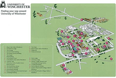 Winchester Car Parks Map