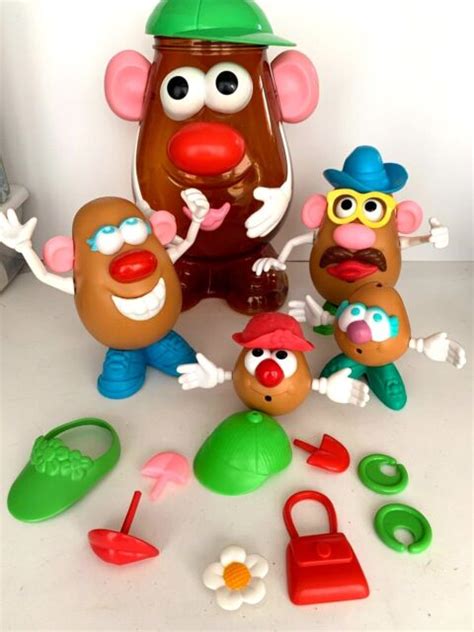 Mr Potato Head Large Clear Storage Case With Accessories 13 Approx