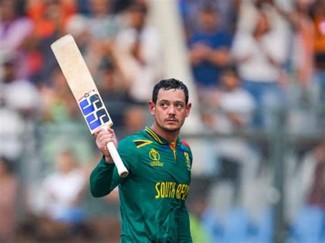 Quinton De Kock Playing His Last Odi World Cup Scored His Fourth