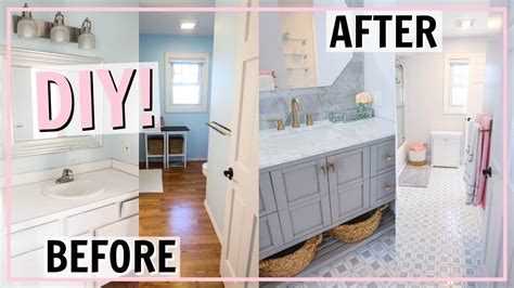In this video i will be ripping out our old bathtub and tiny shower to build one giant shower. DIY BATHROOM TRANSFORMATION! INCREDIBLE BEFORE AND AFTER ...