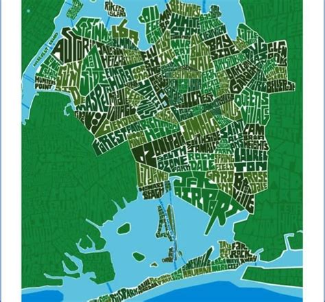 Queens Ny Map With Neighborhoods Map