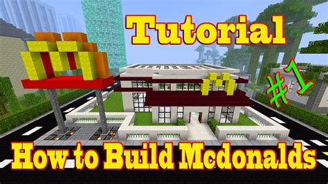 See more ideas about minecraft, minecraft building, minecraft houses. Minecraft Tutorial of How to Build Mcdonalds part-1 - YouTube