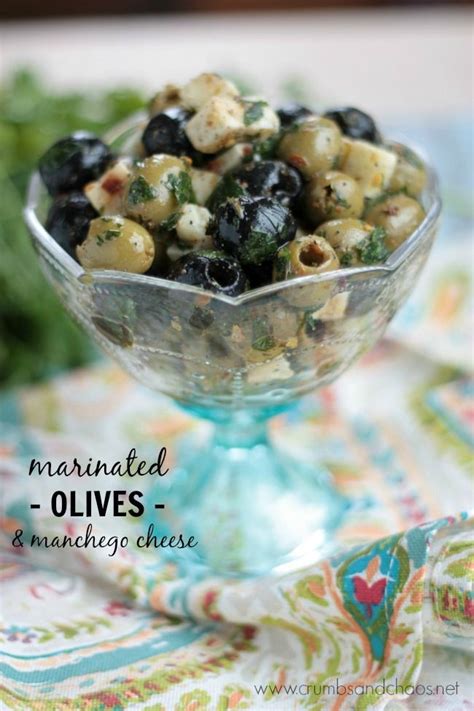 Marinated Olives And Manchego Cheese Recipe Marinated