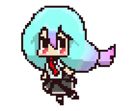 Chibi Cute Girl By Airuuchan Pixel Art Maker