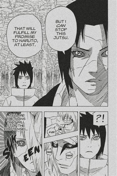 Uchiha Itachi And Uchiha Sasuke Manga Panel