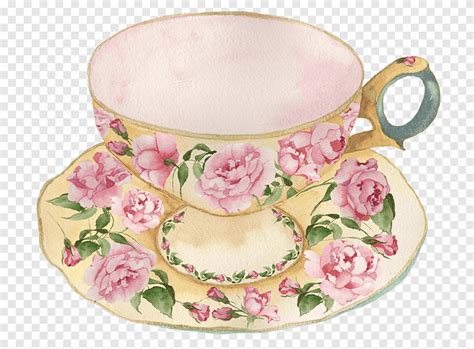 Tea Pot Clipart High Tea Watercolor Clip Art Tea Cup Illustration Tea
