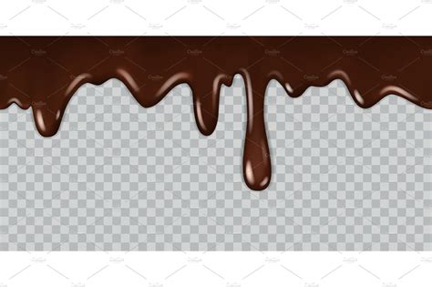 Dripping Chocolate Delicious Pre Designed Vector Graphics Creative