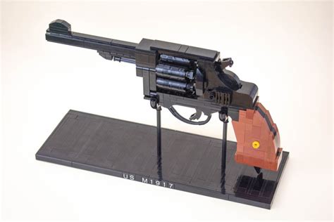 Smith And Wesson M1917 11 A Lego Brick Replica By Cole Edmonson