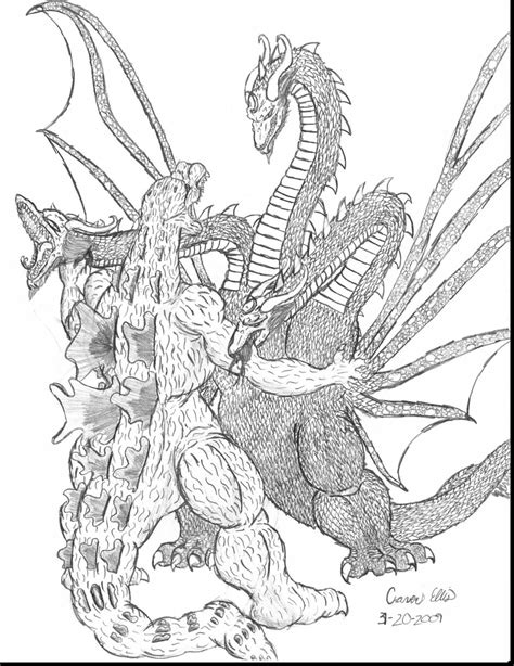Godzilla Coloring Pages To Print At Getdrawings Free Download