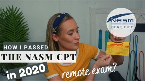 Pass The Nasm Cpt In 2020 Remote Exam Youtube