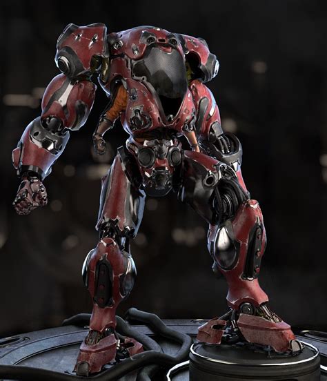 Exoskeleton By Dastr117 Sci Fi 3d Cgsociety Powered Exoskeleton