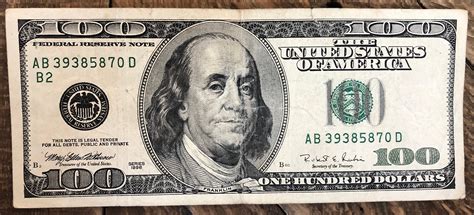 100 Dollar Federal Reserve Note Series 1996 Circulated Etsy