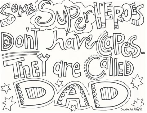 Printable colouring pages for kids. Fathers Day Coloring Pages - Doodle Art Alley | Fathers ...