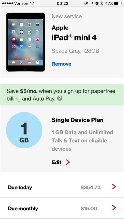 Verizon Bestbuy 2 Yr Contact Ipad Mini Plan To Single Device Plan
