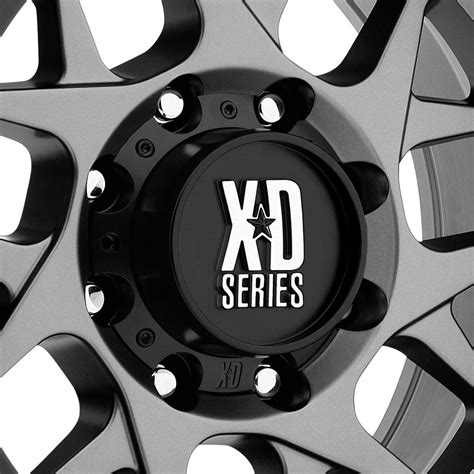 Xd Series® Xd127 Bully Wheels Matte Gray With Black Bead Ring Rims