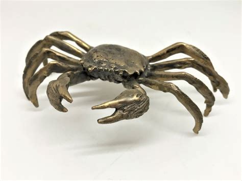 Crab Sculpture Brass Bronze Animal China Japan Catawiki