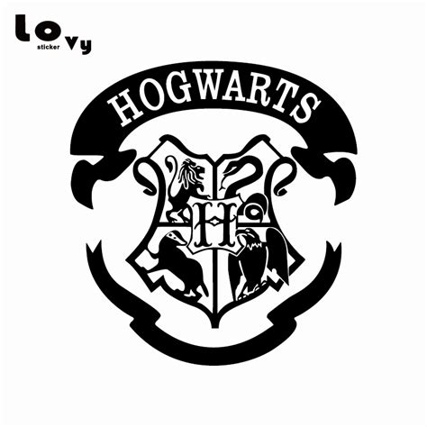 Graphics Decals Hogwarts Harry Potter Emblem Crest Vinyl Decal Sticker