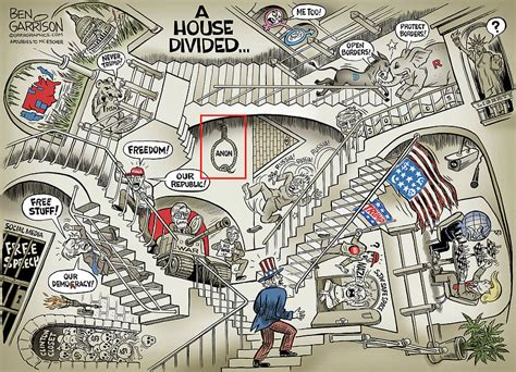 A House Divided Drawing By Grrrgraphics Art Pixels