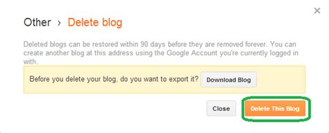 How To Delete Blogger Blog MuchTech