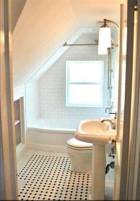 11 Adorable Attic Spaces Renovation Ideas Small Attic Bathroom