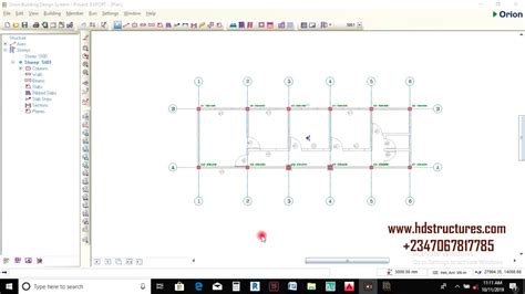Exporting Grids And Columns From Autocad To Csc Orion By Hd Structures