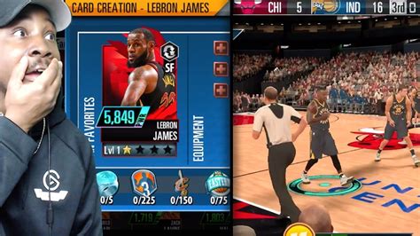 Nba 2k Mobile Gameplay Card Creation Diamond Players Equpping Shoes