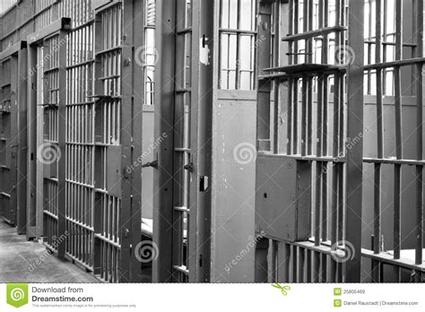 Gaol (uk, australia, ireland, dated). Barre Locked Delle Cellule Di Prigione Della Prigione ...