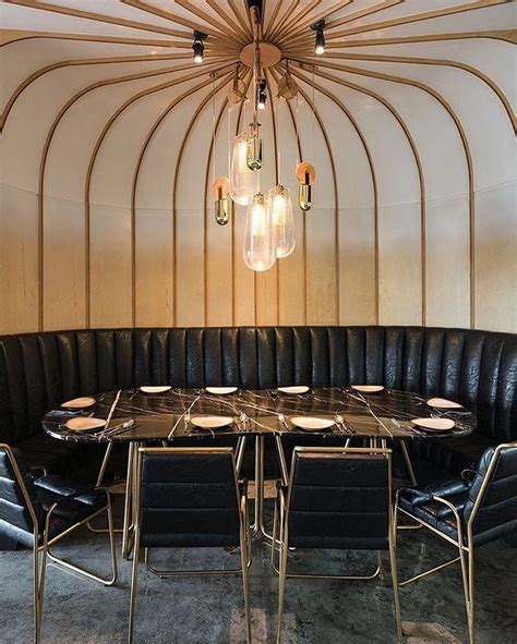 Stunning Art Deco Style Interior Restaurant Design Restaurant