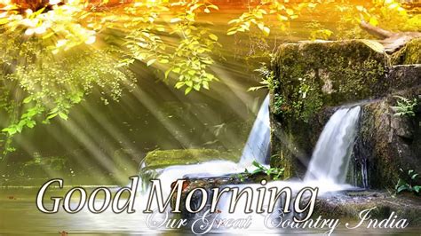 Good Morning Wallpaper Video Download Waterfall Beautiful Nature