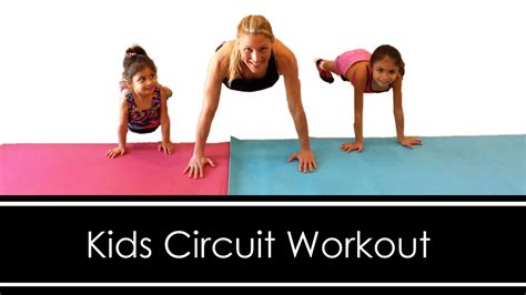 Total Body Circuit You Can Do With Your Kids Youtube