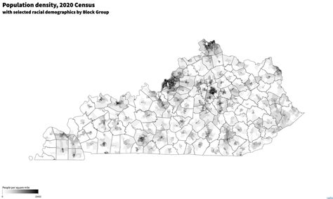 Kentucky Population Density 2020 Census With Selected Rac Flickr