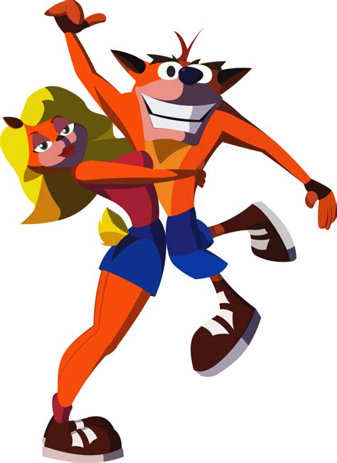 Crash And Tawna By Doctor G Crash Bandicoot Crash Bandicoot Characters Bandicoot