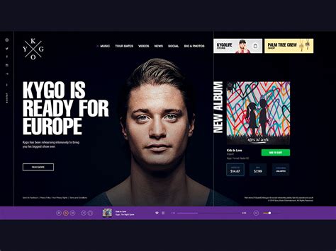 Kygo Official Site Europe News Site Design Tours