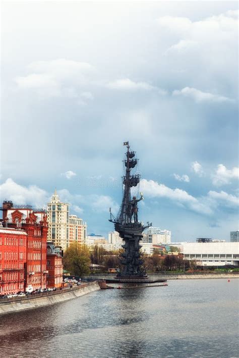 Peter The Great Statue Moscow City Russia Editorial Stock Photo Image